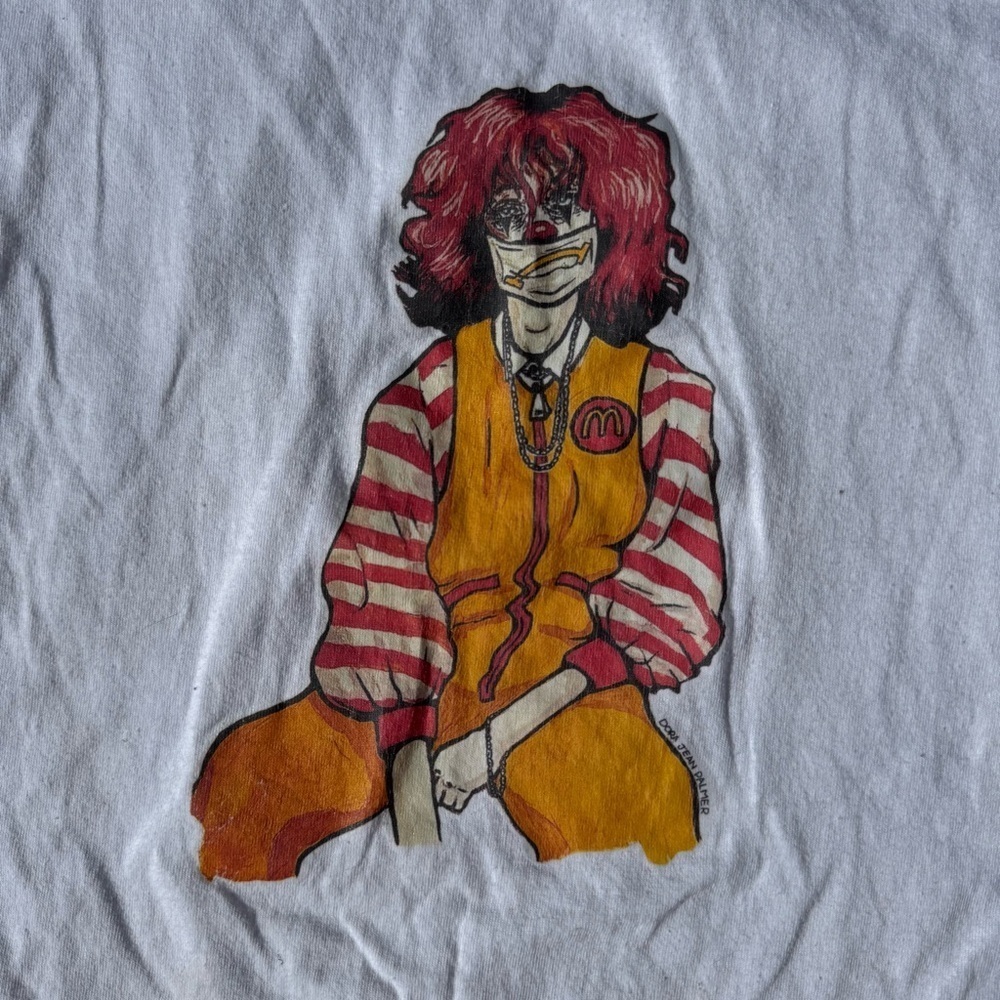 Ronald McDonald Artsy Women’s Graphic T-shirt Size Medium, Dora Jean Palmer - Picture 2 of 6